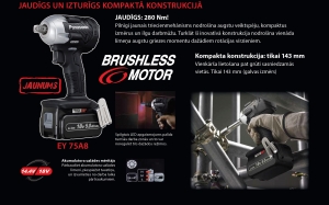 Cordless Impact Wrench EY75A8 X / XT / PN2G / LJ2G